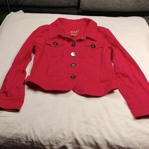 LAL women's large sized cropped jacket